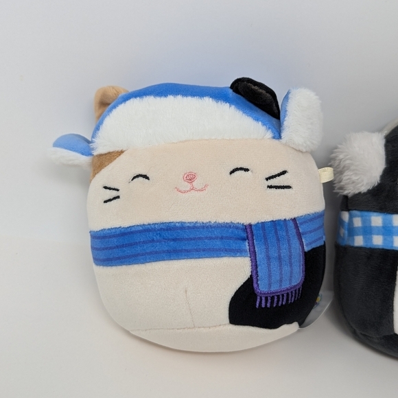 Squishmallows Winter Plush Penguin Cat Cam Luna Scarf Hat - Picture 3 of 9